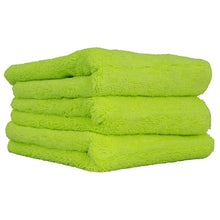 Load image into Gallery viewer, Chemical Guys El Gordo Thick Professional Microfiber Towel - 16.5in x 16.5in - Green - 3 Pack (P16)