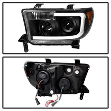 Carregar imagem no visualizador da galeria, Xtune Toyota Tundra 07-13 LED Light Bar Projector Headlights Black PRO-JH-TTU07-LED-BK