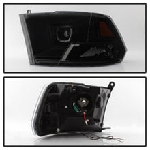 Carregar imagem no visualizador da galeria, xTune Dodge Ram 2009-2014 Halo LED Projector Headlights - Black Smoke PRO-JH-DR09-CFB-BSM