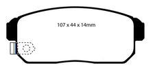 Carregar imagem no visualizador da galeria, EBC 02-03 Infiniti G20 2.0 Yellowstuff Rear Brake Pads