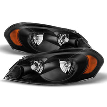 Carregar imagem no visualizador da galeria, Xtune Chevy Impala 06-13 Monte Carlo 06-07 Crystal Headlights Black HD-JH-CIM06-AM-BK