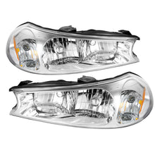 Carregar imagem no visualizador da galeria, Xtune Ford Contour 98-00 Crystal Headlights Chrome HD-JH-FCON98-C