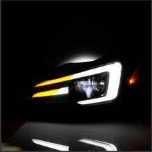 Carregar imagem no visualizador da galeria, Spyder Subaru Impreza WRX 15-20 LED High-Power LED Headlights-Black PRO-YD-SWRX15LEDAP-SBSEQ-BK