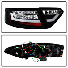 Carregar imagem no visualizador da galeria, Spyder Audi A5 08-12 LED Tail Lights Black ALT-YD-AA508-LED-BK