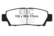 Carregar imagem no visualizador da galeria, EBC 95-96 Toyota Avalon 3.0L Ultimax Rear Brake Pads