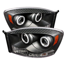 Carregar imagem no visualizador da galeria, Spyder Dodge Ram 1500 06-08 06-09 Projector Headlights CCFL Halo LED Blk PRO-YD-DR06-CCFL-BK