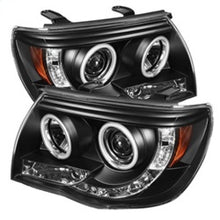 Carregar imagem no visualizador da galeria, Spyder Toyota Tacoma 05-11 Projector Headlights CCFL Halo LED Blk High H1 Low H1 PRO-YD-TT05-CCFL-BK