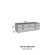 Load image into Gallery viewer, Westin/Brute UnderBody 60in x 20in w/ Top Drawer - Aluminum