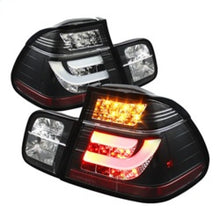 Carregar imagem no visualizador da galeria, Spyder BMW E46 3-Series 99-01 4Dr Light Bar Style LED Tail Lights Black ALT-YD-BE4699-4D-LBLED-BK