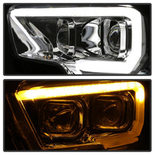 Carregar imagem no visualizador da galeria, xTune Toyota Tacoma 16-18 DRL Light Bar Projector Headlights - Chrome PRO-JH-TTA16-LBDRL-C