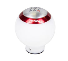 Carregar imagem no visualizador da galeria, NRG Shift Knob - White (Includes 4 Interchangeable Rings)