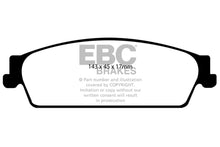 Carregar imagem no visualizador da galeria, EBC 09-14 Cadillac Escalade 6.0 Hybrid Extra Duty Rear Brake Pads