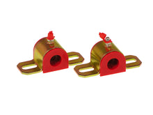 Carregar imagem no visualizador da galeria, Prothane Universal Greasable Sway Bar Bushings - 11/16in - Type A Bracket - Red