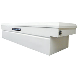 Lund Universal Steel Pro Cross Bed Box - White