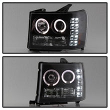 Carregar imagem no visualizador da galeria, Spyder GMC Sierra 1500/GMC Sierra Denali 08-13 Projector LED Halo- LED Blk PRO-YD-GS07-HL-BK