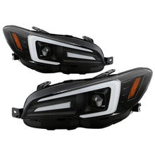 Carregar imagem no visualizador da galeria, Spyder Subaru Impreza WRX 15-20 LED High-Power LED Headlights-Black PRO-YD-SWRX15LEDAP-SBSEQ-BK