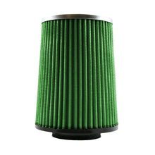 Load image into Gallery viewer, Green Filter Clamp-on Cone Filter ID 2.75in. / H 7in.