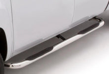 Carregar imagem no visualizador da galeria, Lund 01-13 Chevy Silverado 1500 Crew Cab (Body Mount) 3in. Round Bent SS Nerf Bars - Polished