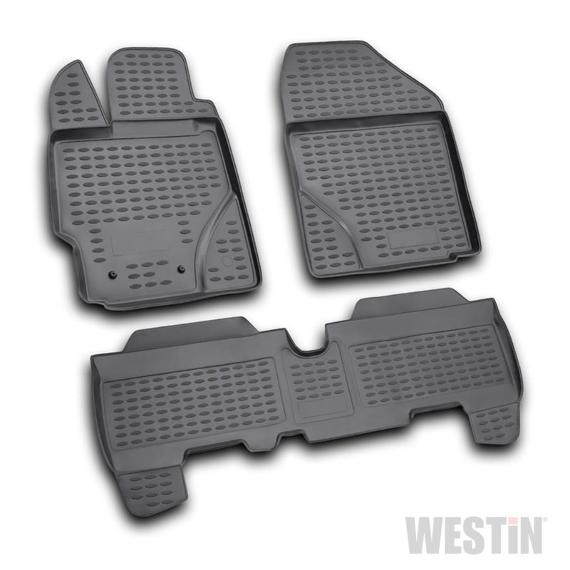 Westin 2006-2011 Toyota Yaris Hatchback Profile Floor Liners 3pc - Black
