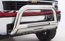 Carregar imagem no visualizador da galeria, Lund 16-17 Nissan Titan XD Bull Bar w/Led Light Bar - Polished