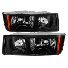 Carregar imagem no visualizador da galeria, Xtune Chevy Avalanche w/ Body Cladding Only 02-06 OEM Headlights - OEM (Black) HD-JH-CAVA02-AM-BK