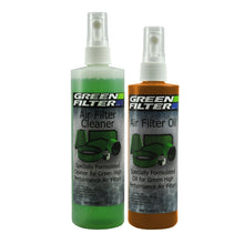 Carregar imagem no visualizador da galeria, Green Filter Cleaner &amp; Synthetic Oil Kit 12oz Cleaner / 8oz Oil (Orange)