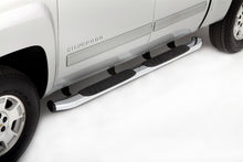 Load image into Gallery viewer, Lund 07-17 Chevy Silverado 1500 Crew Cab (Excl. 11-17 Diesel) 5in. Oval Bent Nerf Bars - Chrome