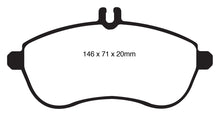 Carregar imagem no visualizador da galeria, EBC 12-14 Mercedes-Benz C250 (W204) 1.8 Turbo Redstuff Front Brake Pads