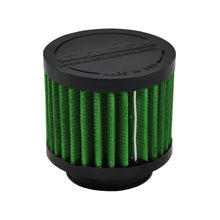 Load image into Gallery viewer, Green Filter Crankcase Filter - ID 1.5in. / Base 3in. / Top 3in. / H 2.5in.