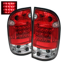 Carregar imagem no visualizador da galeria, Spyder Toyota Tacoma 01-04 LED Tail Lights Red Clear ALT-YD-TT01-LED-RC