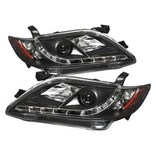 Carregar imagem no visualizador da galeria, Spyder Toyota Camry 07-09 Projector Headlights DRL Black High H1 Low H7 PRO-YD-TCAM07-DRL-BK