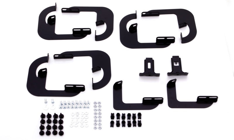 Lund 10-17 Toyota 4Runner (w/Body Cladding) Tube Step Running Board Mounting Brackets - Black