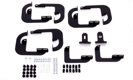 Lund 10-17 Toyota 4Runner (w/Body Cladding) Tube Step Running Board Mounting Brackets - Black