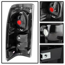 Carregar imagem no visualizador da galeria, Spyder Chevy Silverado 1500 99-02 (Not Fit Stepside) Euro Style Tail Lights Blk Smke ALT-YD-CS99-BSM