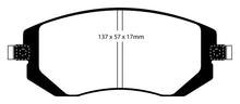 Carregar imagem no visualizador da galeria, EBC 04-06 Saab 9-2X 2.0 Turbo Yellowstuff Front Brake Pads