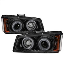 Carregar imagem no visualizador da galeria, Spyder Chevy Silverado 1500 03-06 Projector HeadlightsCCFLHalo LED Blk High H1 PRO-YD-CS03-CCFL-BK