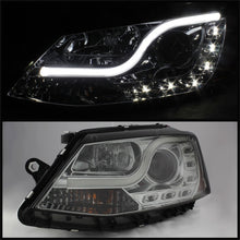 Carregar imagem no visualizador da galeria, Spyder Volkswagen Jetta 11-14 Projector Headlights Halogen Light Tube DRL Smke PRO-YD-VJ11-LTDRL-SM