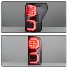 Carregar imagem no visualizador da galeria, Spyder 07-13 Toyota Tundra V2 Light Bar LED Tail Lights - Black ALT-YD-TTU07V2-LB-BK