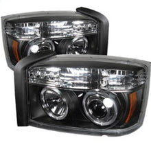 Carregar imagem no visualizador da galeria, Spyder Dodge Dakota 05-07 Projector Headlights LED Halo Black High H1 Low H1 PRO-YD-DDAK05-BK