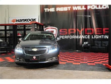 Carregar imagem no visualizador da galeria, Spyder Chevy Cruze 11-14 Projector Headlights LED Halo -DRL Blk High H1 Low H7 PRO-YD-CCRZ11-DRL-BK