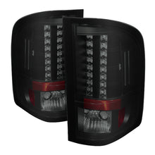 Carregar imagem no visualizador da galeria, Spyder Chevy Silverado 07-13 LED Tail Lights Blk Smke ALT-YD-CS07-LED-BSM