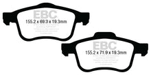 Carregar imagem no visualizador da galeria, EBC 13+ Fiat 500L 1.4 Turbo Ultimax2 Front Brake Pads