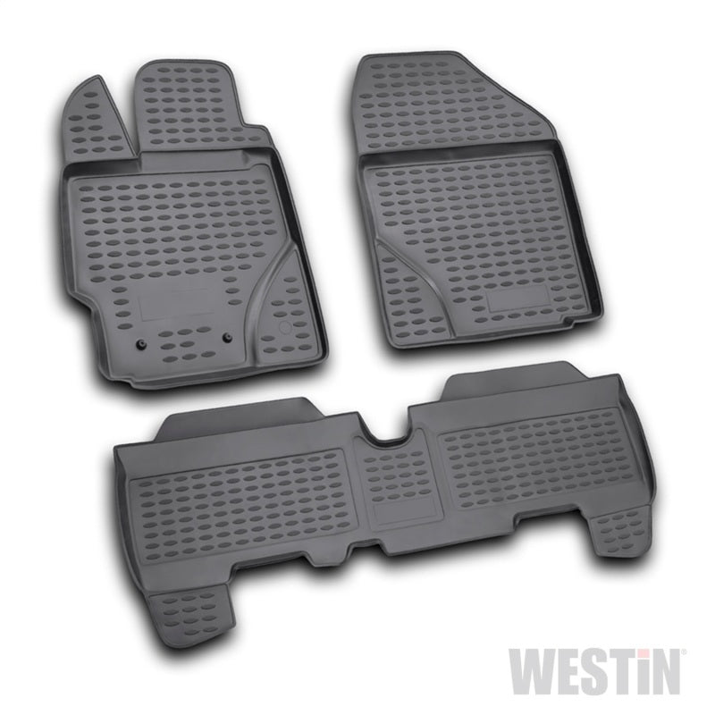 Westin 2006-2011 Toyota Yaris Hatchback Profile Floor Liners 3pc - Black