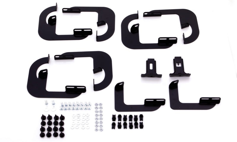 Lund 10-17 Toyota 4Runner (w/Body Cladding) Tube Step Running Board Mounting Brackets - Black
