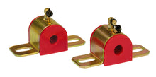 Carregar imagem no visualizador da galeria, Prothane Universal 90 Deg Greasable Sway Bar Bushings - 9/16in - Type B Bracket - Red