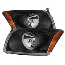 Carregar imagem no visualizador da galeria, Xtune Dodge Caliber 07-12 Crystal Headlights -Black HD-JH-DCAL07-AM-BK