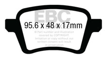 Carregar imagem no visualizador da galeria, EBC 13+ Fiat 500L 1.4 Turbo Ultimax2 Rear Brake Pads