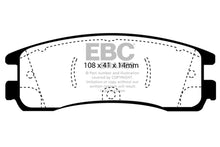 Carregar imagem no visualizador da galeria, EBC 08-09 Buick Allure (Canada) 5.3 Ultimax2 Rear Brake Pads