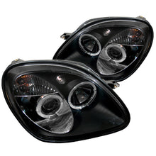 Carregar imagem no visualizador da galeria, Spyder Mercedes Benz SLK 98-04 1PC Projector Halogen Model- LED Halo Blk PRO-YD-MBSLK98-1PC-HL-BK