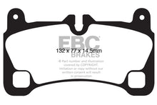 Carregar imagem no visualizador da galeria, EBC 08 Porsche Cayenne 4.8 Turbo Extra Duty Rear Brake Pads
